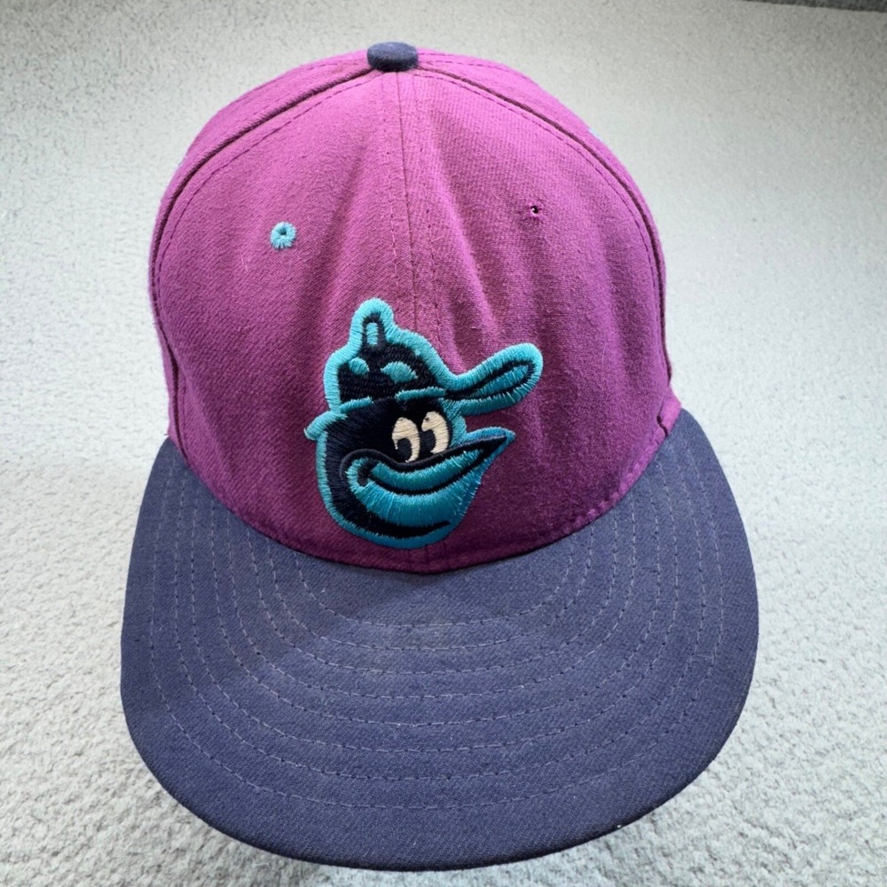 Baltimore Orioles Hat Cap Fitted 7 Purple MLB Fan Apparel Souvenir Streetwear